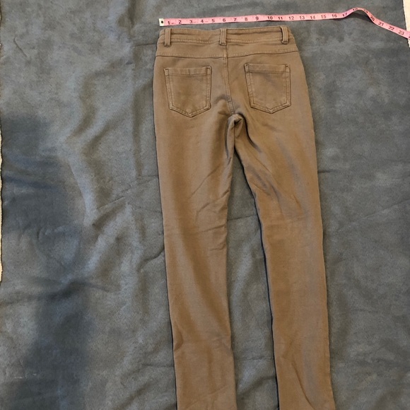SOLD! Tan Stretchy Jeans - Picture 2 of 4